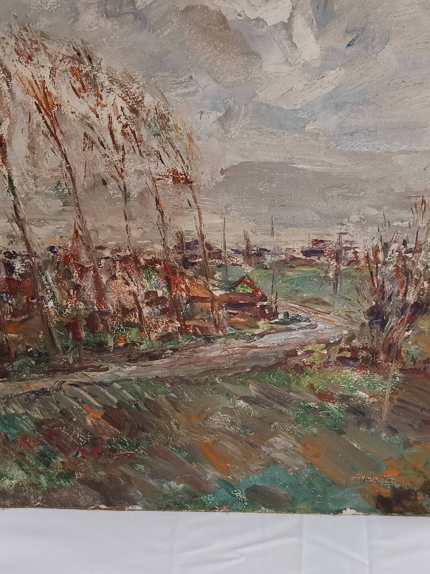 oil on isorel post-impressionist