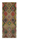 Turkish Handmade Vintage Anatolian Kilim 107 cm x 264 cm