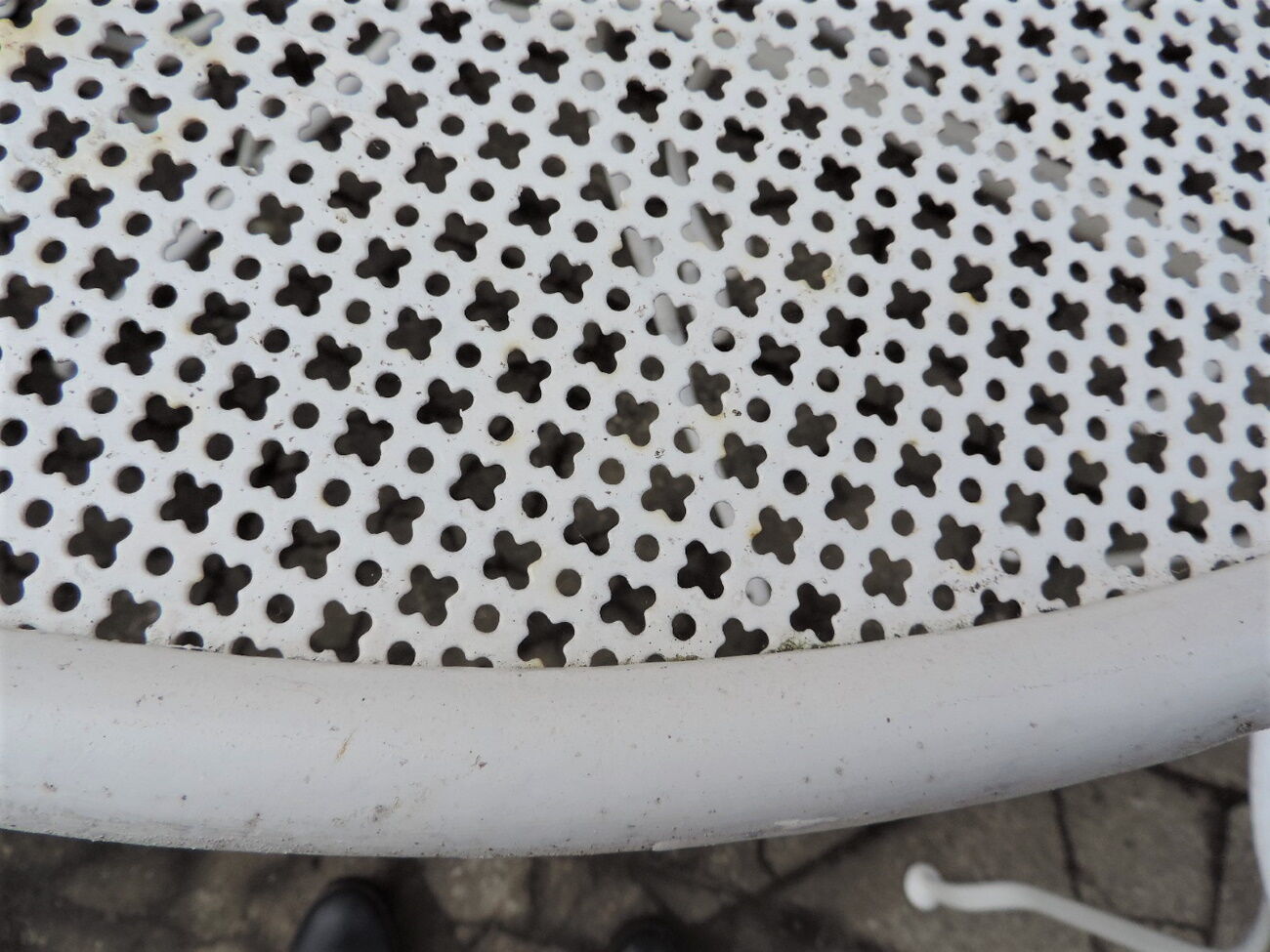 Old wrought iron garden room