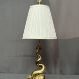 Table lamp. Solid bronze.