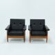 Paire de fauteuils scandinave 1960