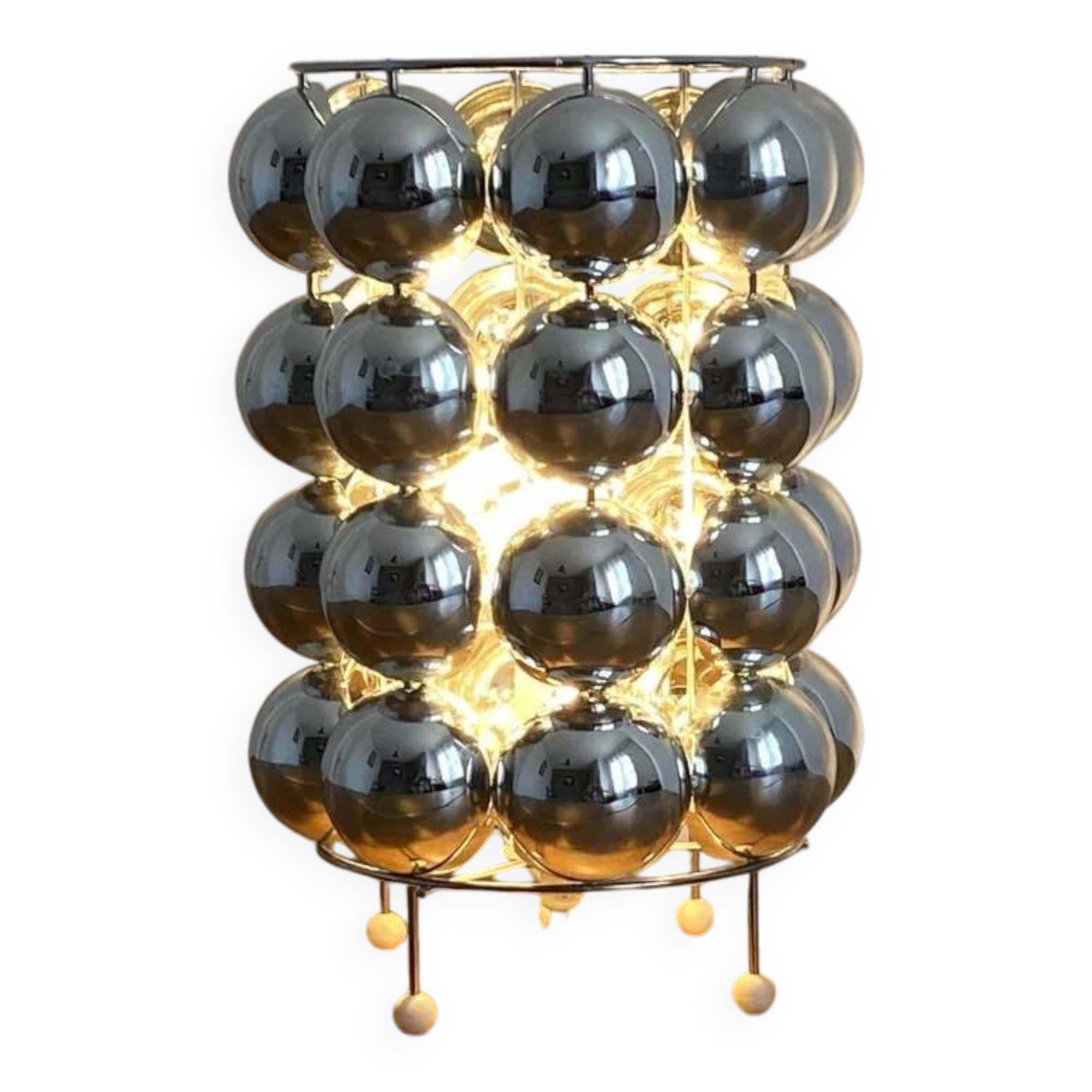 Bulb kinetic lamp by kare. 1980.