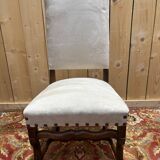 Série de 9 chaises de style Louis XIII