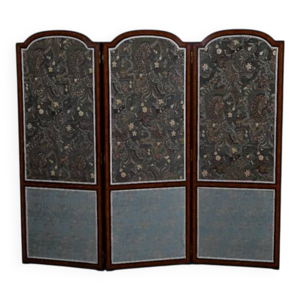 Paravent en tissu, acajou - 1900