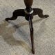 Mahogany gueridon with marble top from the 1950s.