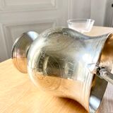 Silver metal ice bucket