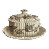 beurrier ou sucrier ancien Villeroy & Boch fin XIXe