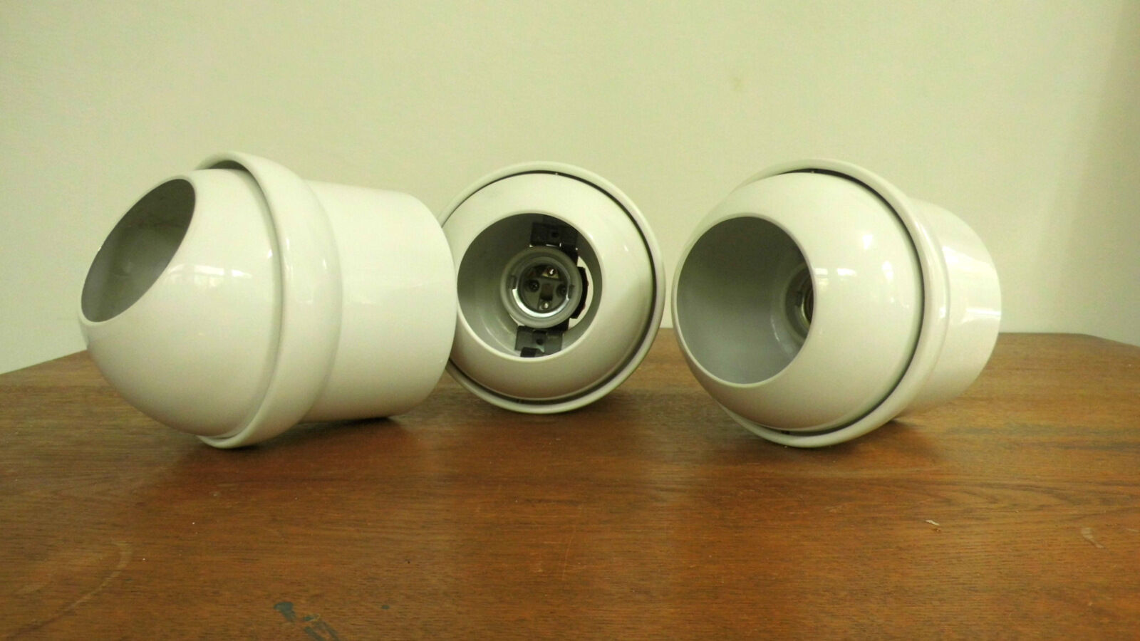 3 wall lamps Lumiance eyeball spots