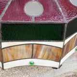 Art style stained glass suspension, diameter 58cm