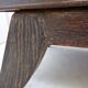 Buffet vintage en bois de wengé avec pieds évasés vers l'extérieur