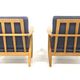 Pair of armchairs "Cigar chair GE 240" Hans J. Wegner Denmark, 1960
