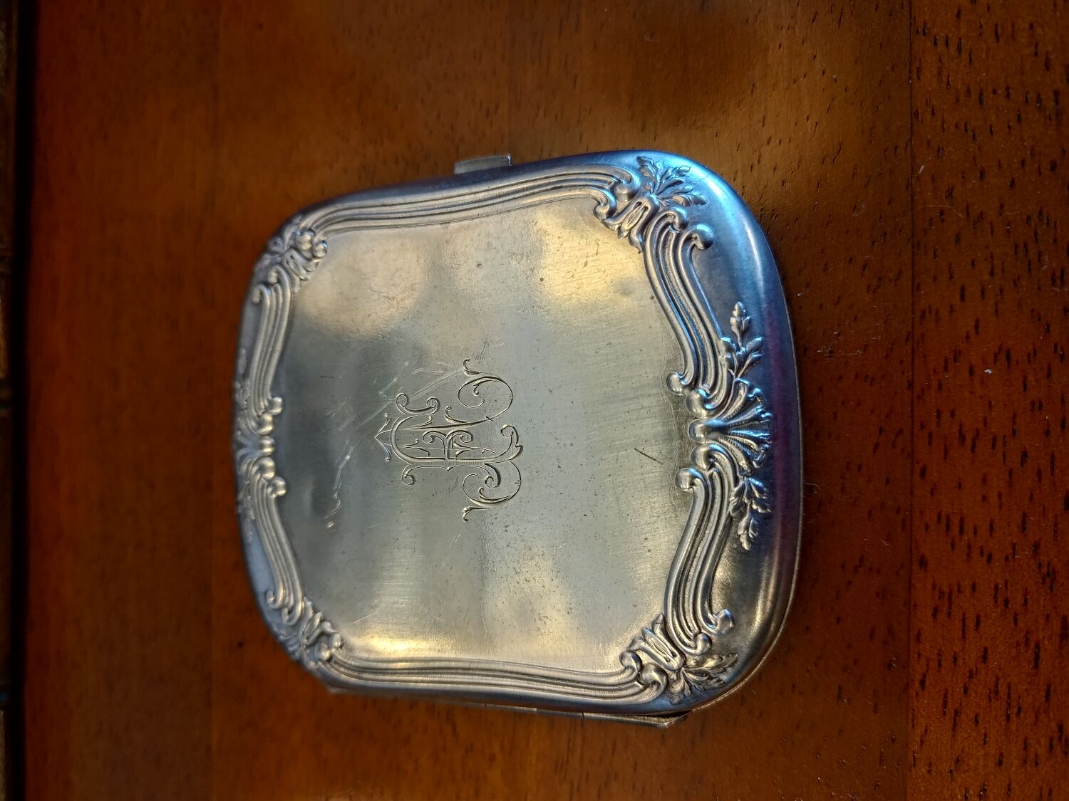 Solid silver box