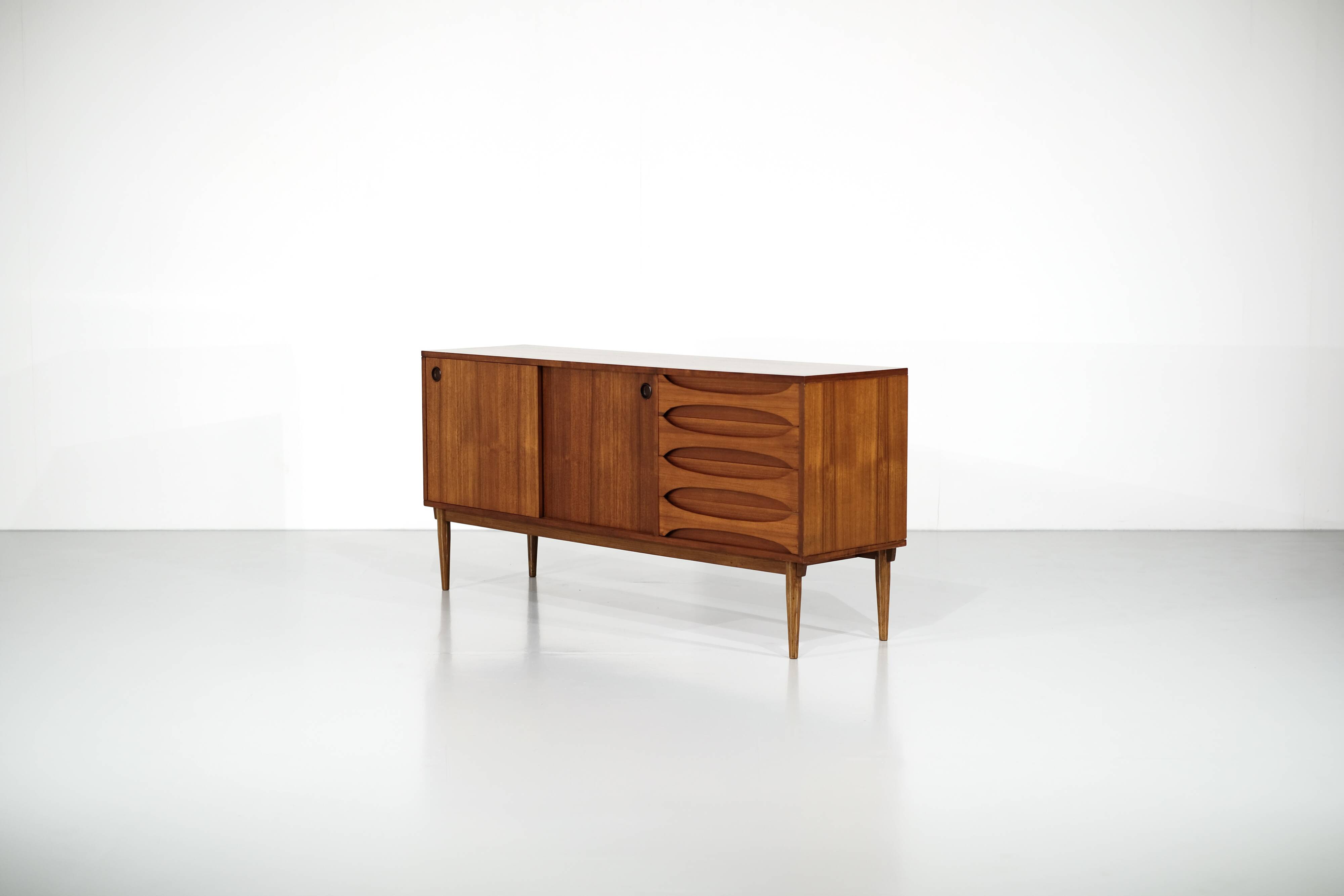 Medium sized wooden sideboard 1960's