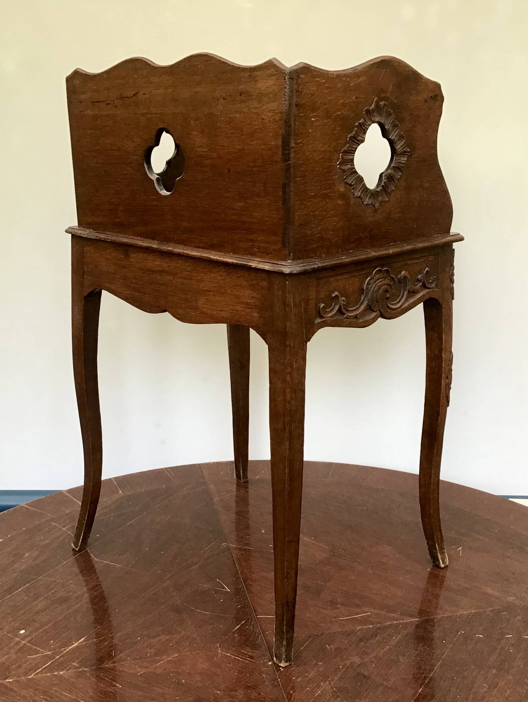 Bedside table - Oak - Louis XV Style - 19th century