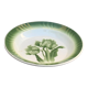 Hollow dish pattern green tulips longwy france old