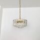 Large Austrian Palazzo Ice Glass Chandelier by J.T. Kalmar