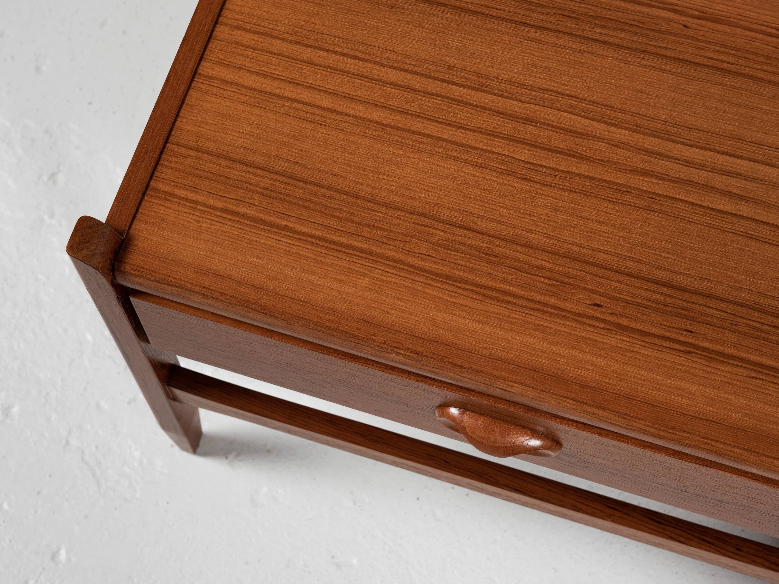 Midcentury Danish pair of night stands in teak 1960s
