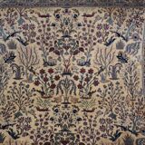 Persian Nain Iran Wool and Silk Rug Circa 1960" Handmade - 1.60 x 2.30 Meters