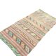 Stripe Oushak Handwoven Tribal Kilim Rug
