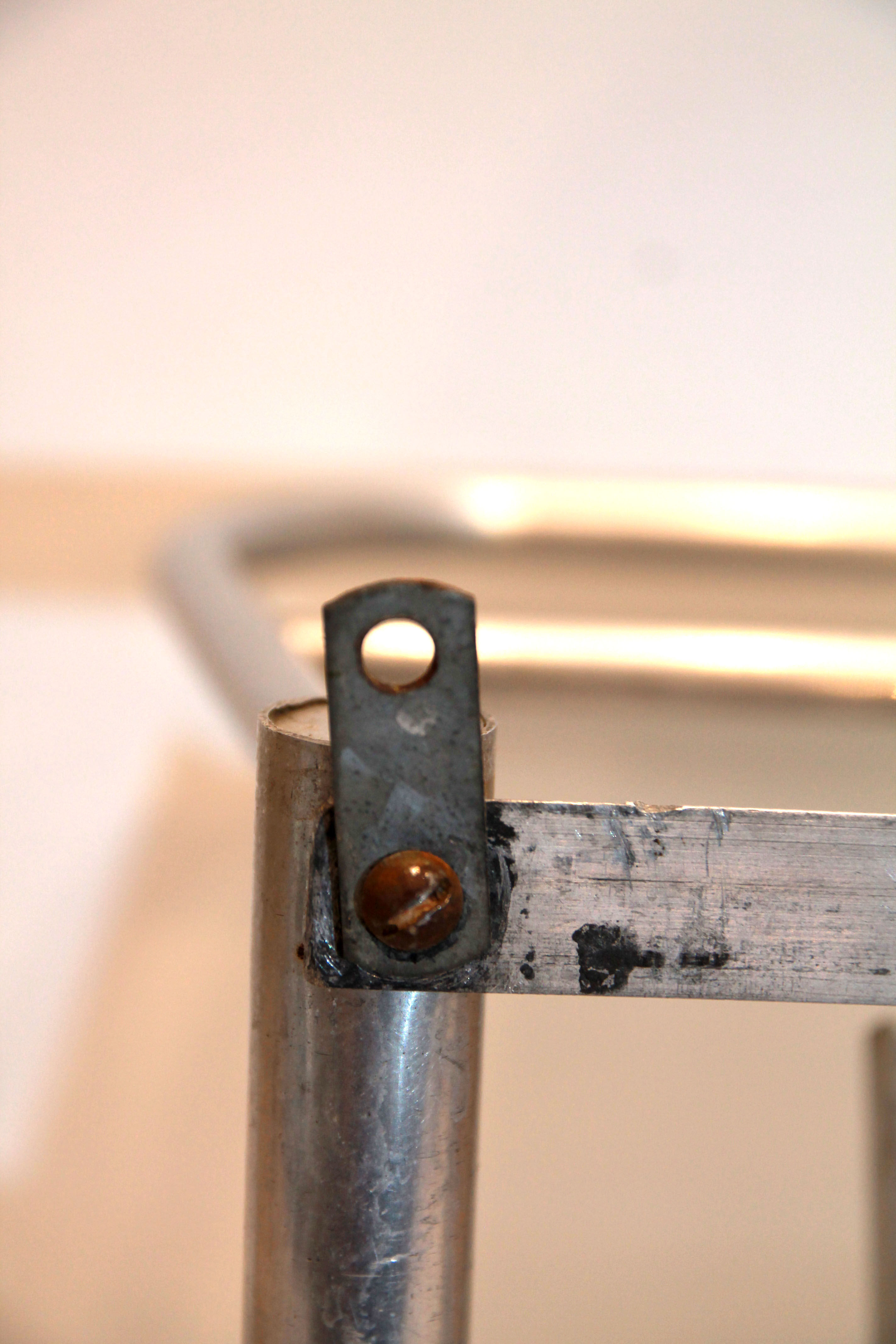 Coat rack in aluminum from the 50s