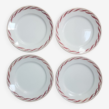 Lot de 4 assiettes badonvilliers