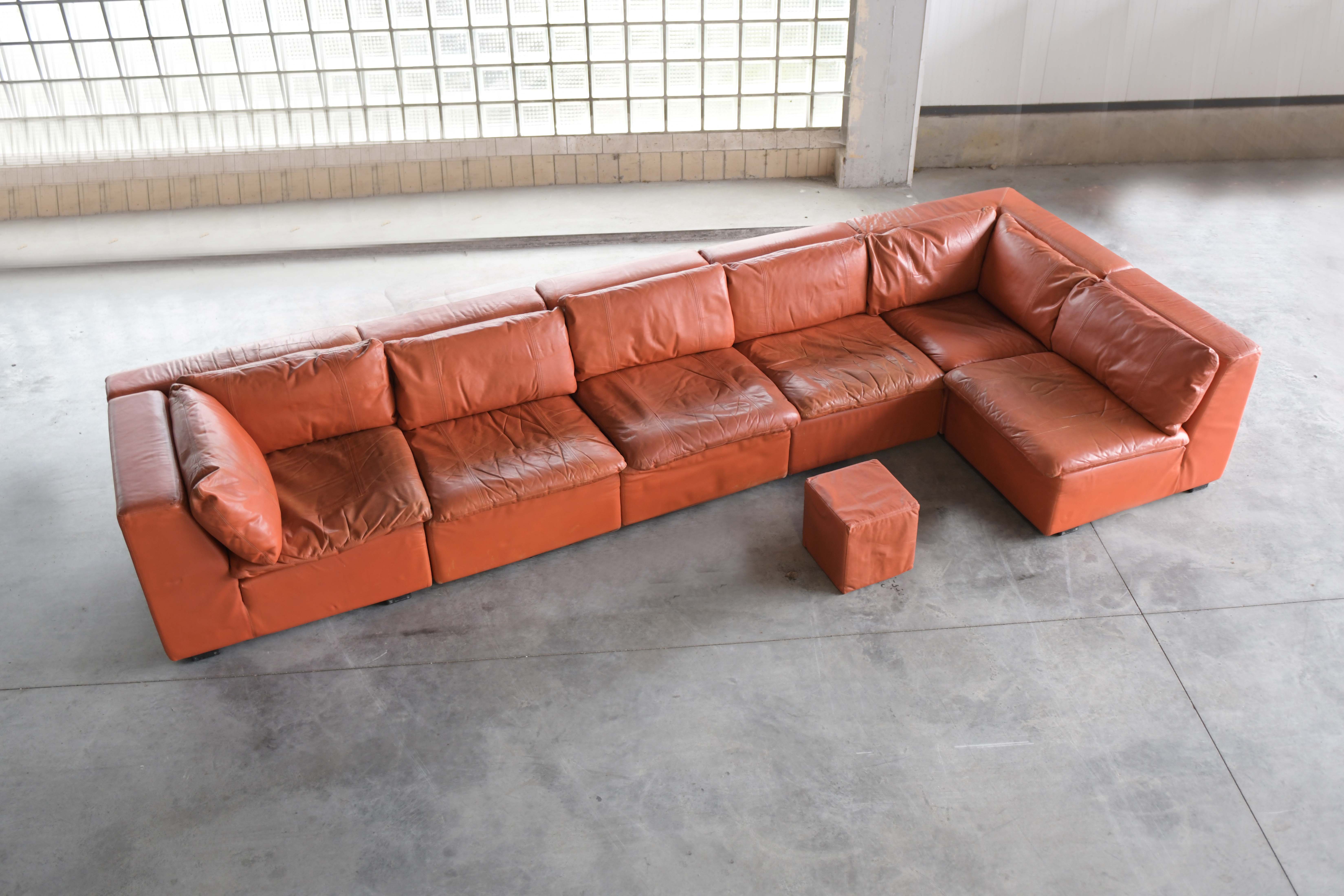 Modular leather sofa- COR Germany