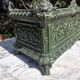 Antique enamelled cast iron planter in the Napoleon III style.