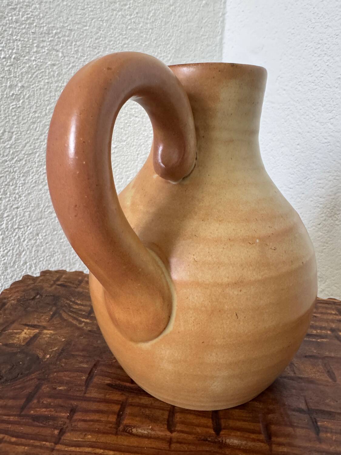 JP Gasnier stoneware pitcher from the 70s