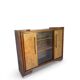 Striking Art Deco birch wood sideboard