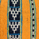 Ethnic orange Berber kilim cushion