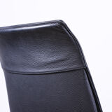 Danish armchair in Leather and Chrome Steel, model FK 6725 or "Tulip chair" by Preben Fabricius.