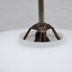 Paire de suspensions en verre opaline Vintage, bloc de l’est 1970