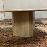 Vintage travertine coffee table from the 70s