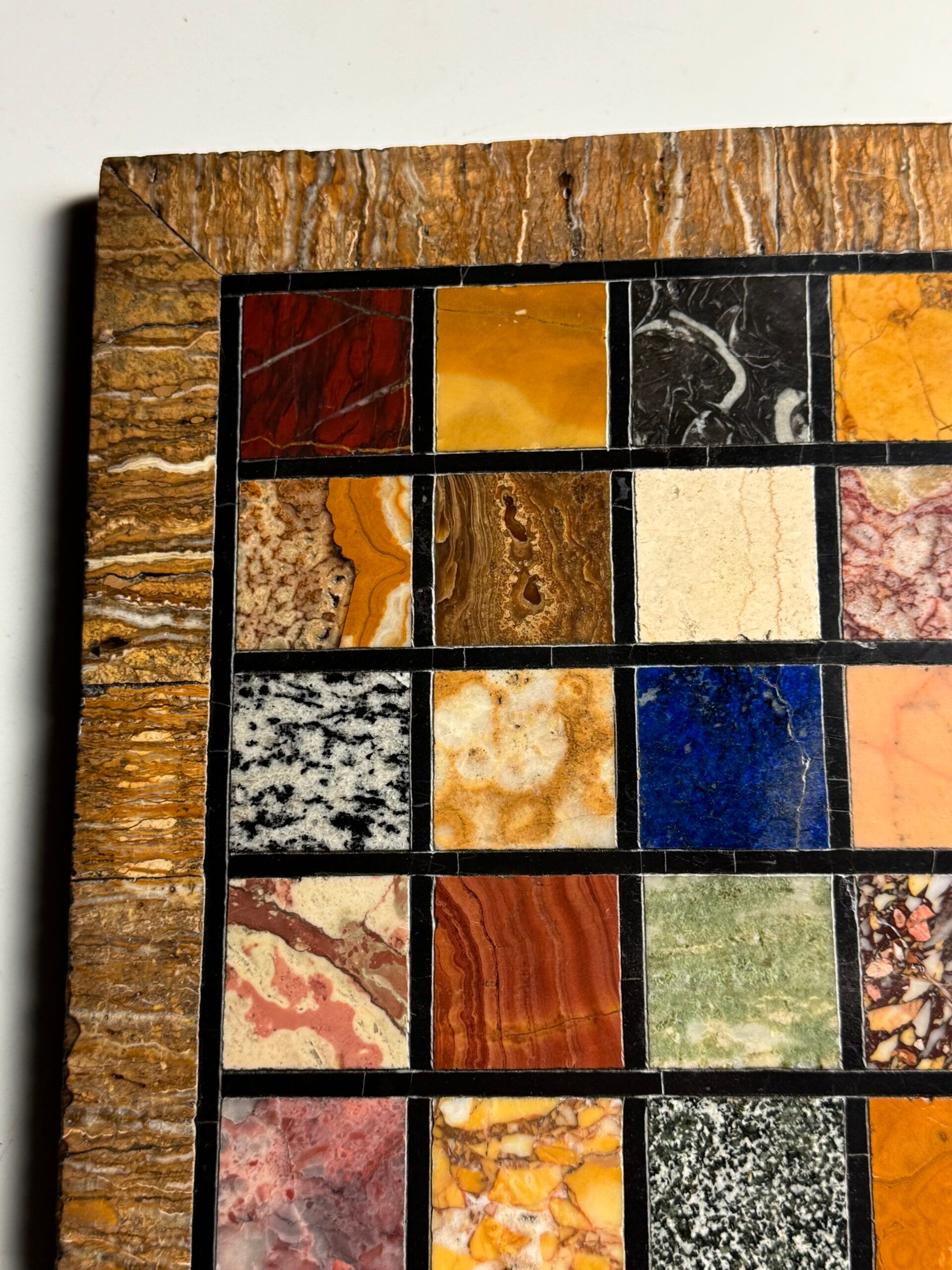 Grand tour marble specimen tablet 19th century