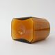 Vintage Mustard Opaline Glass Bottle from Marinha Grande, 1960's