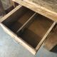 Established old industrial carpenter's wood