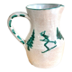 Enamelled pitcher numbered chalet or mountain décor