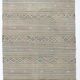 Tapis Kilim fait main rouge clair bleu 5x7 158x247 cm