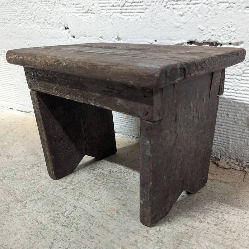 Small wooden stool / footrest