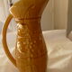 Pitcher ceramic decanter slurry sarreguemines 1/2l