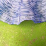 Vintage draped opaline glass pendant.