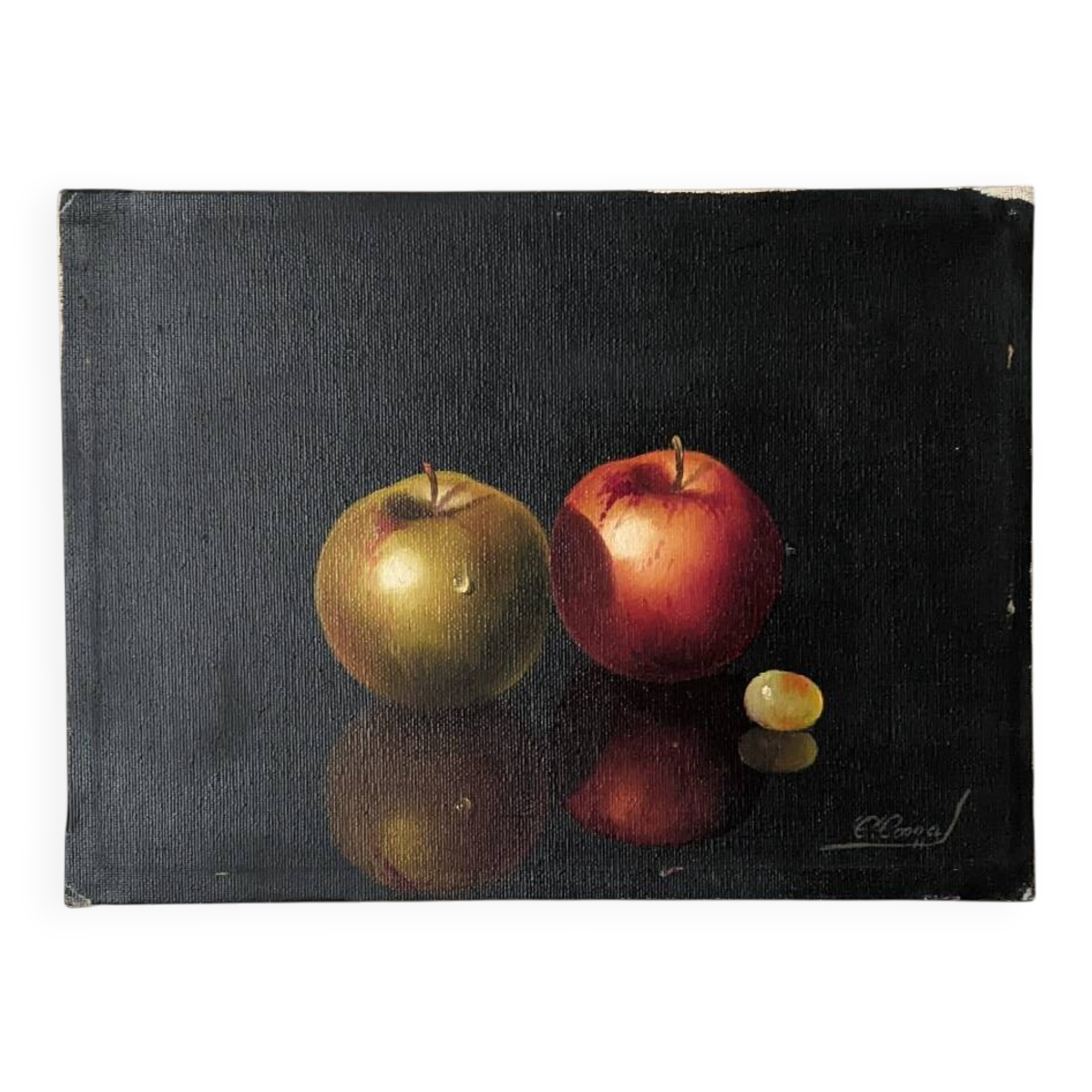 Still life oil on canvas contemporary painting country decoration
