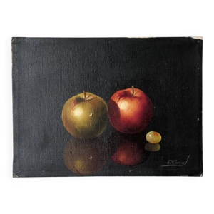 Nature morte huile sur - toile