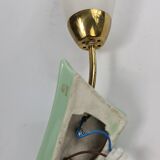 Vintage 50s ceramic wall light/sconce