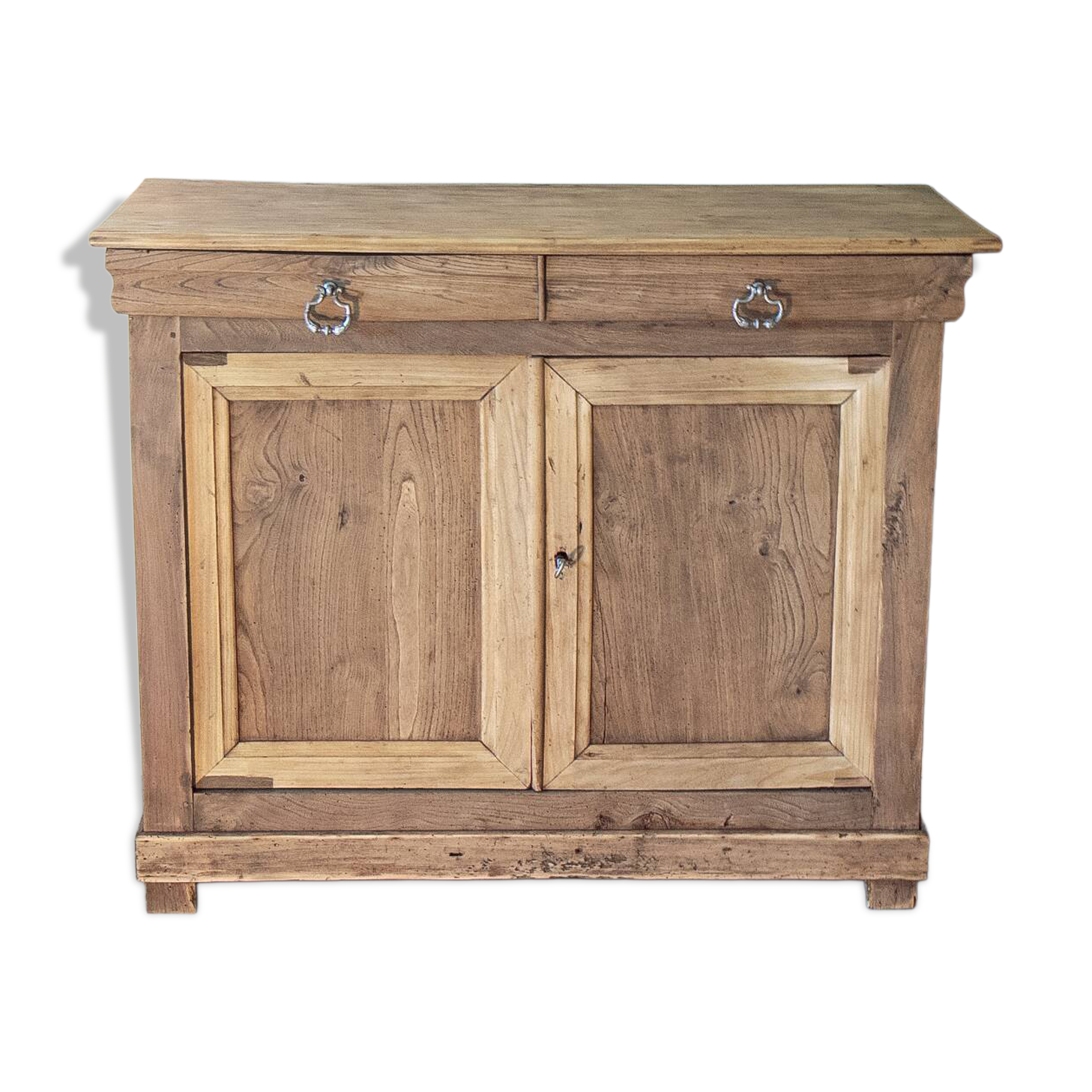 Buffet parisien ancien, Chêne clair brut