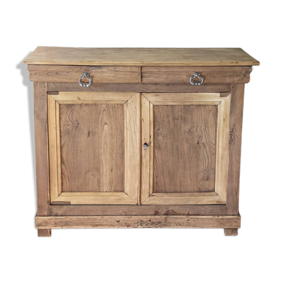 Buffet parisien ancien, Chêne clair brut