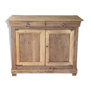 Buffet parisien ancien, Chêne clair brut