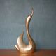 Large model swan, brass swan, swan statue, made in India, interior decoration