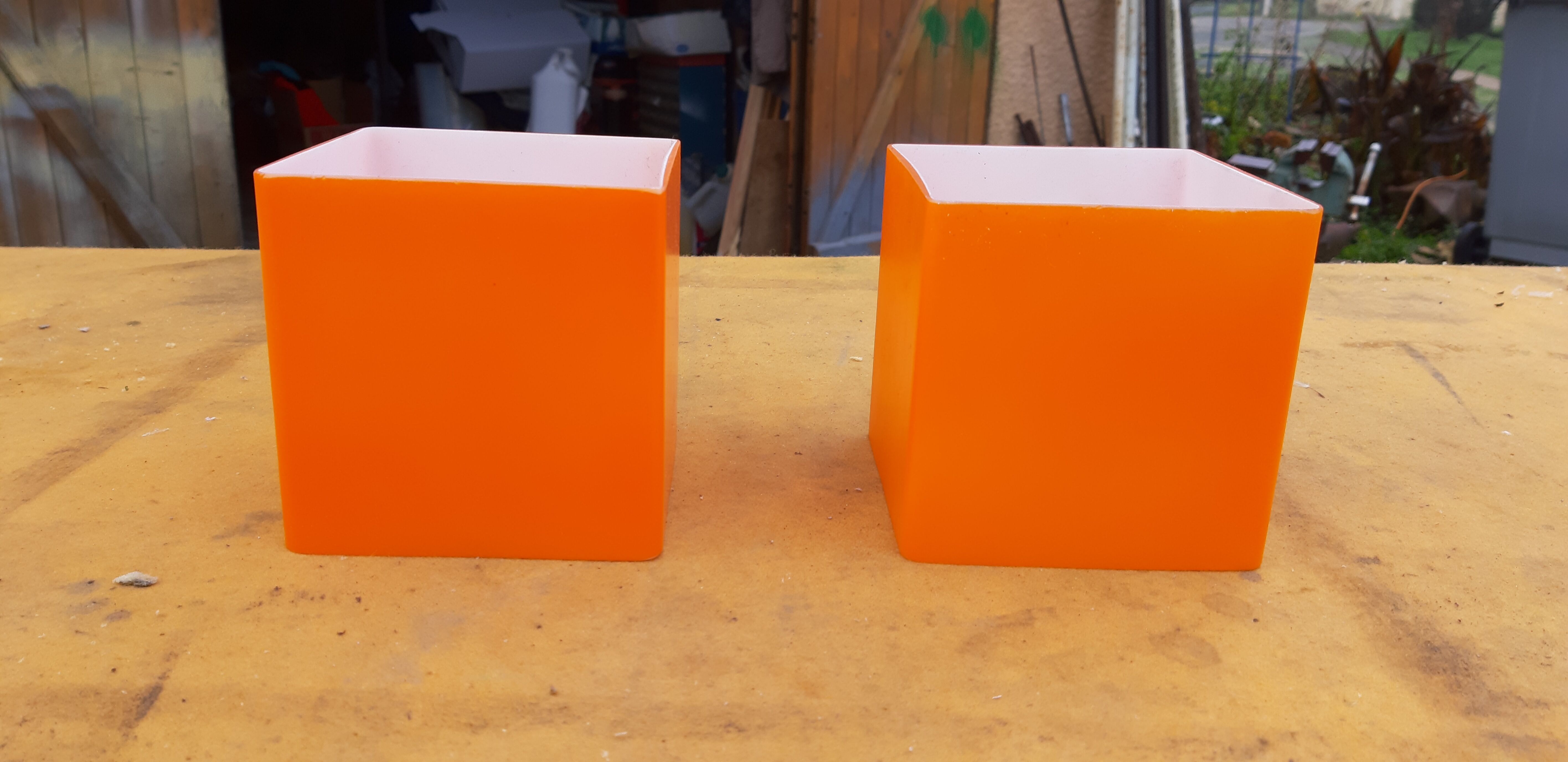 Pair of vintage wall lamps from the 70s