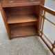 English Regency solid wood display cabinet